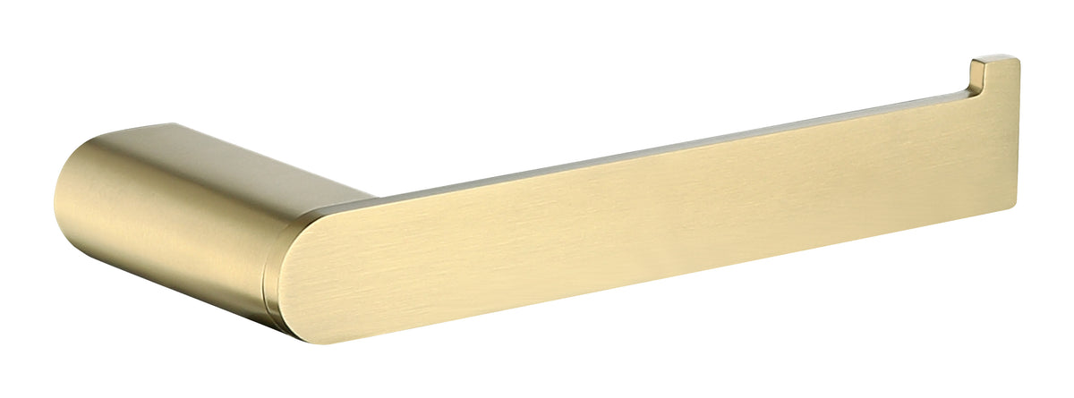 Luxen Paper Holder in Brushed Aurum
