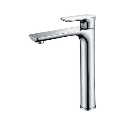 Luxen Tall Basin Mixer in Sterling Chrome