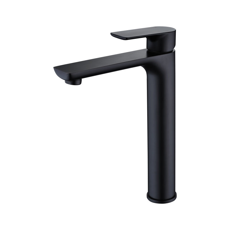 Luxen Tall Basin Mixer in Noir Obsidian