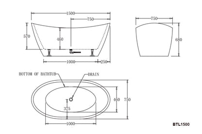 Lyon Freestanding Bathtub