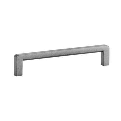 Momo Milano D Handle 128mm In Metallic Grey
