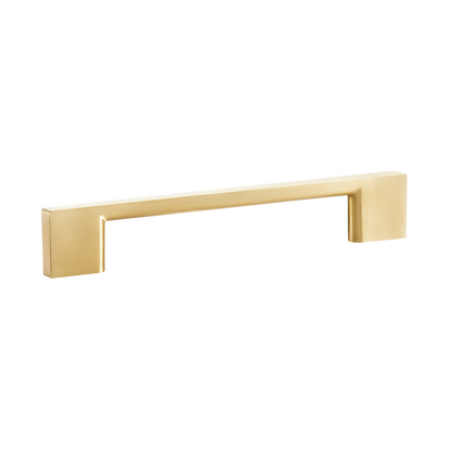 Momo Livorno D Handle 128mm In Brushed Matt Brass