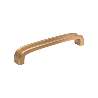 Momo Monaco D Handle 160mm in Brushed Satin Brass
