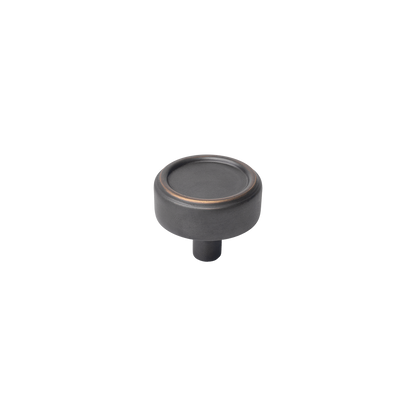 Momo Monaco Round Knob 36mm in Antique Brass