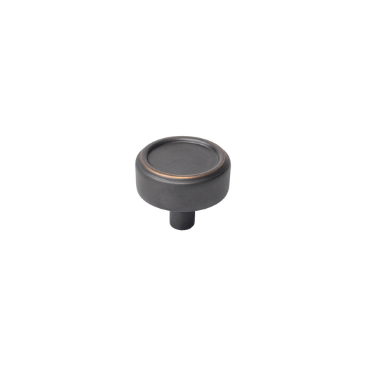 Momo Monaco Round Knob 36mm in Antique Brass
