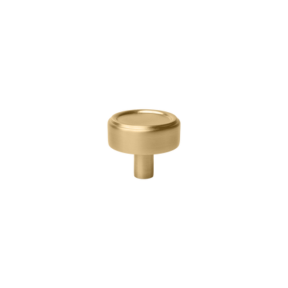 Momo Monaco Round Knob 36mm in Brushed Satin Brass (1)
