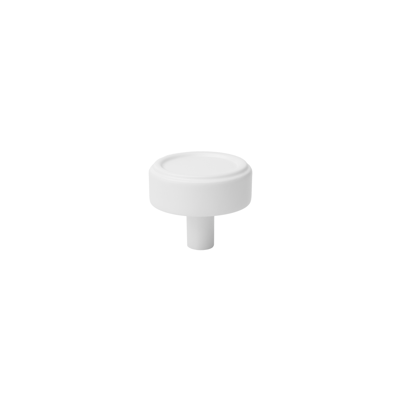 Momo Monaco Round Knob 36mm in Matt White (1)