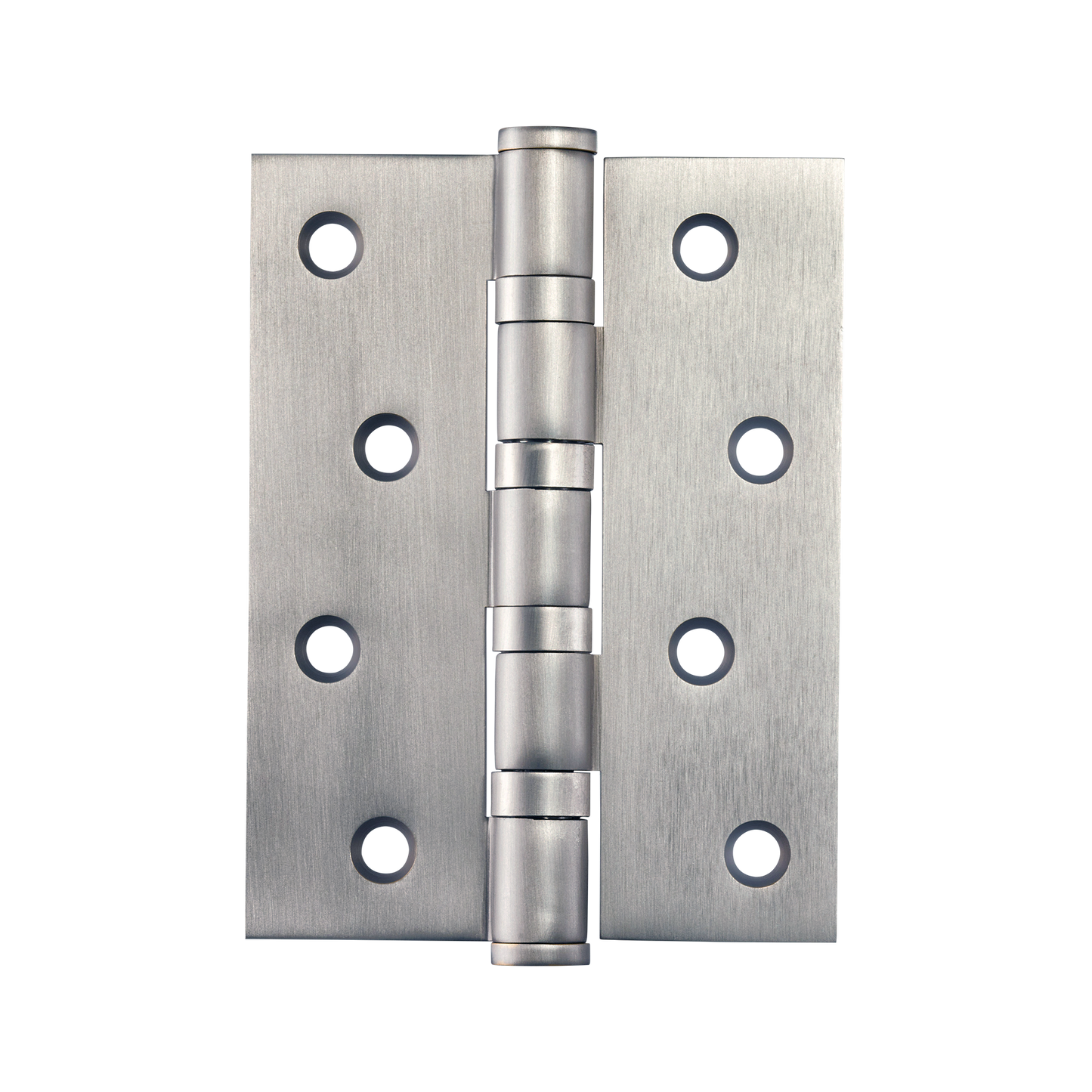 Momo Solid Brass Hinge 100mm x 76mm In Dull Brushed Nickel