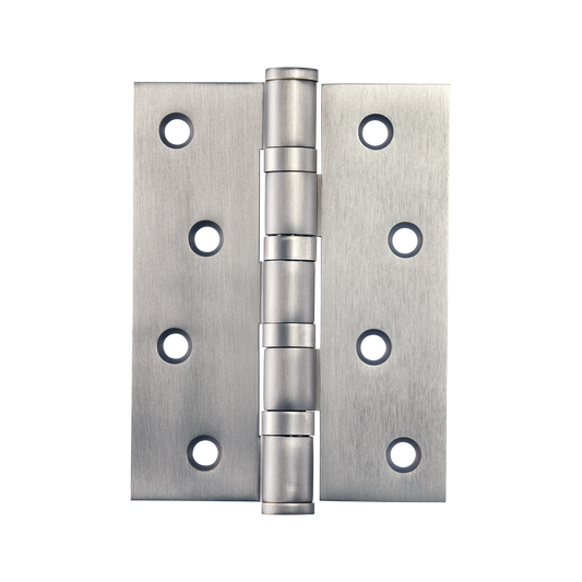 Momo Solid Brass Hinge 100mm x 76mm In Dull Brushed Nickel