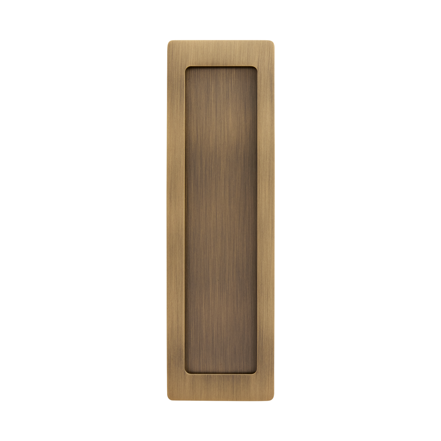 Momo Handles Cavity Slider Flush Pull Dark Brushed Brass (3)