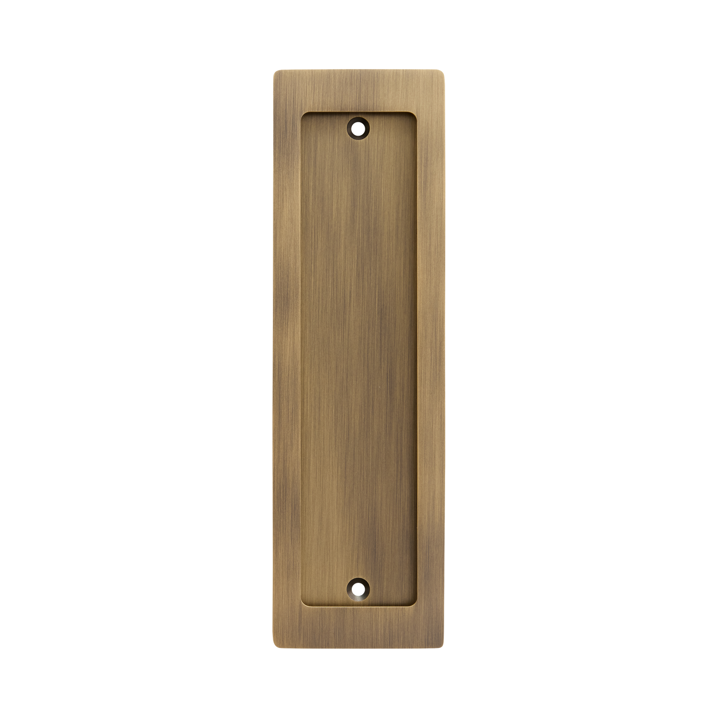 Momo Handles Cavity Slider Flush Pull Dark Brushed Brass (2)