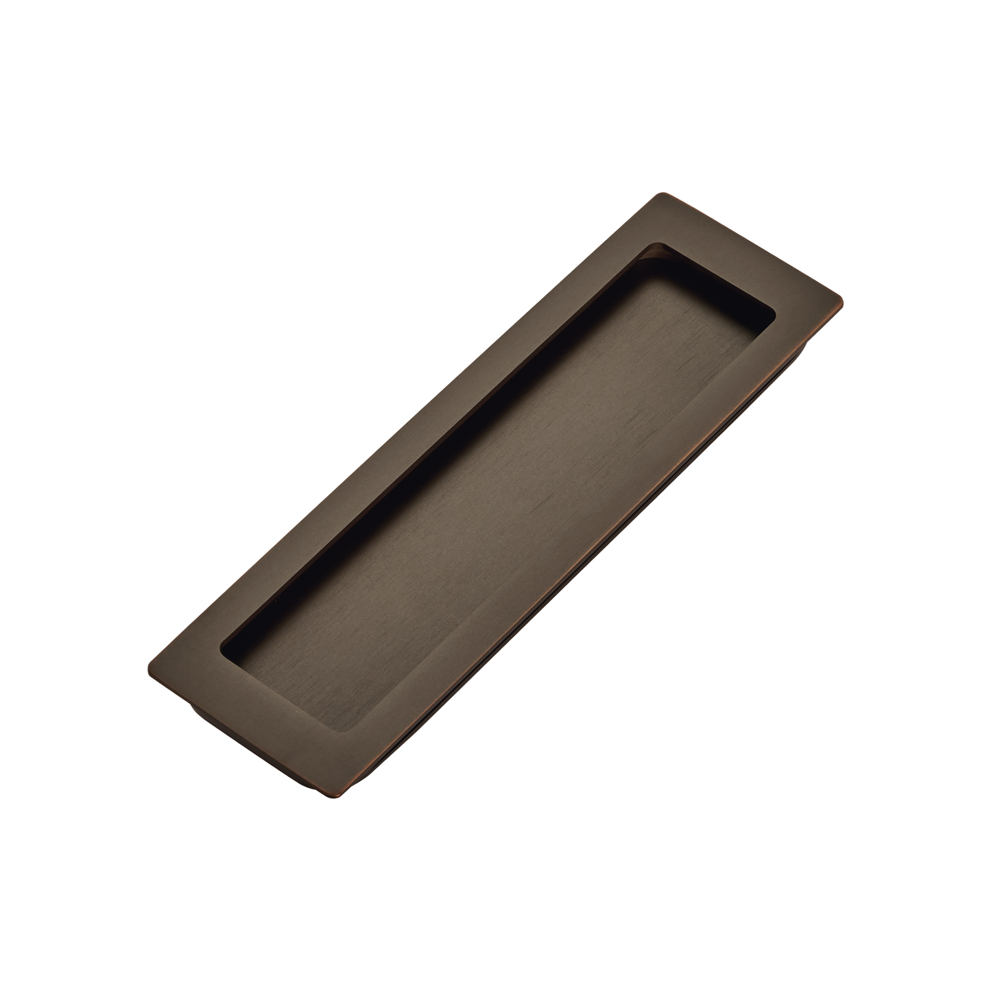 Momo Handles Cavity Slider Flush Pull Dark Bronze