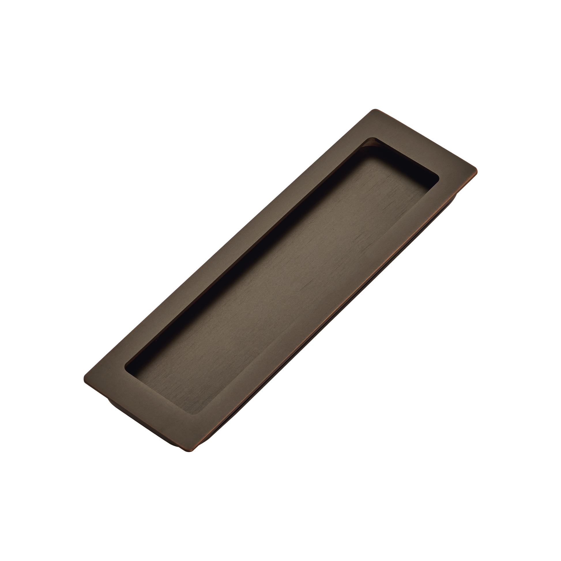 Momo Handles Cavity Slider Flush Pull Dark Bronze