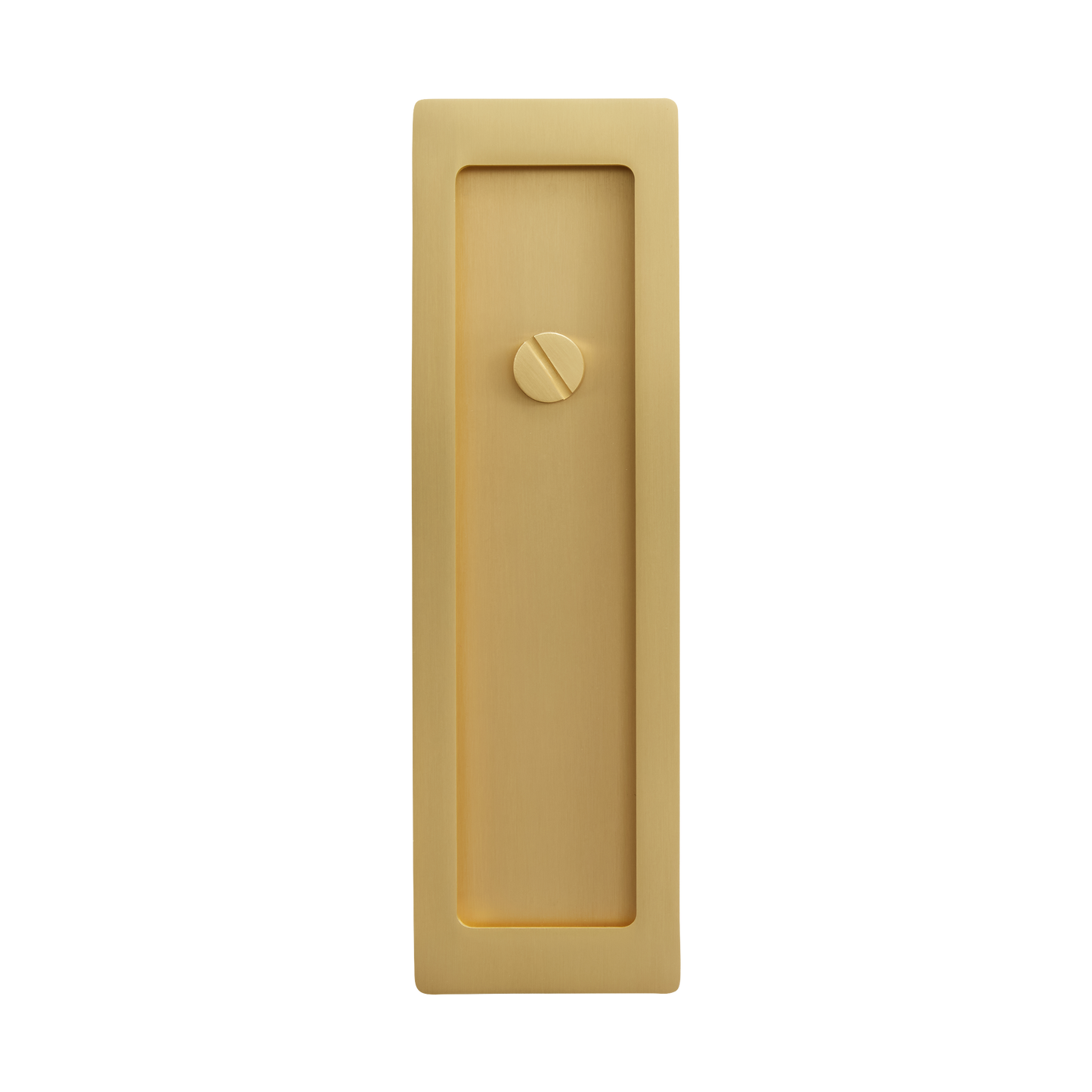 Momo Handles Cavity Slider Flush Pull Privacy Lock kit Brushed Satin Brass (1)