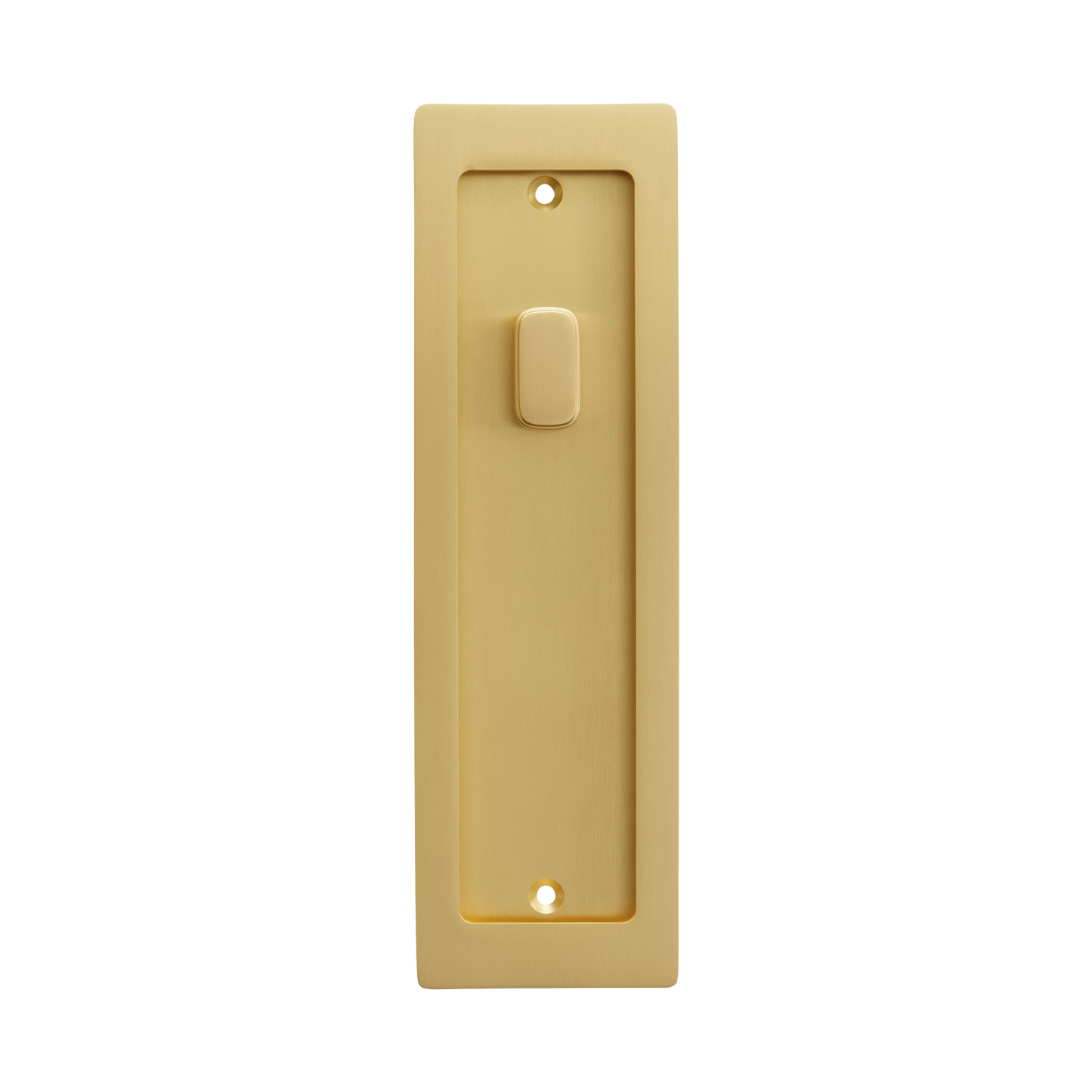 Momo Handles Cavity Slider Flush Pull Privacy Lock kit Brushed Satin Brass (3)