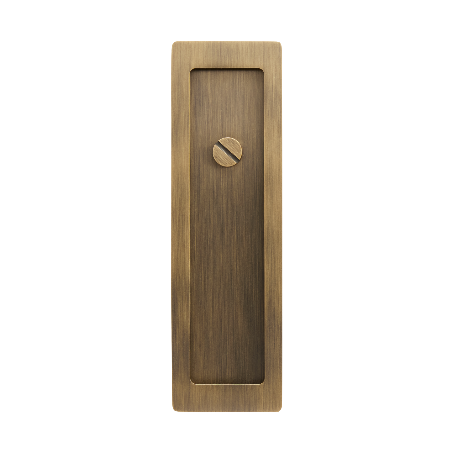 Momo Handles Cavity Slider Flush Pull Privacy Lock kit Dark Brushed Brass (3)