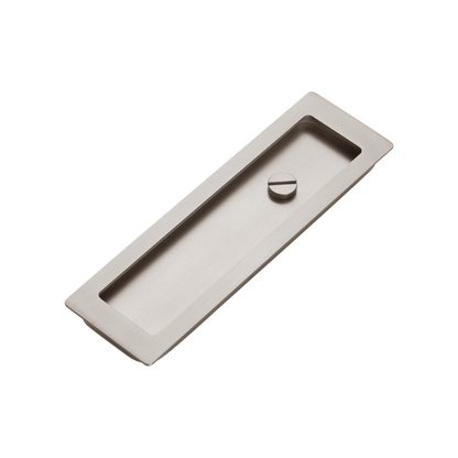 Momo Handles Cavity Slider Flush Pull Privacy Lock kit Dull Brushed Nickel (2)