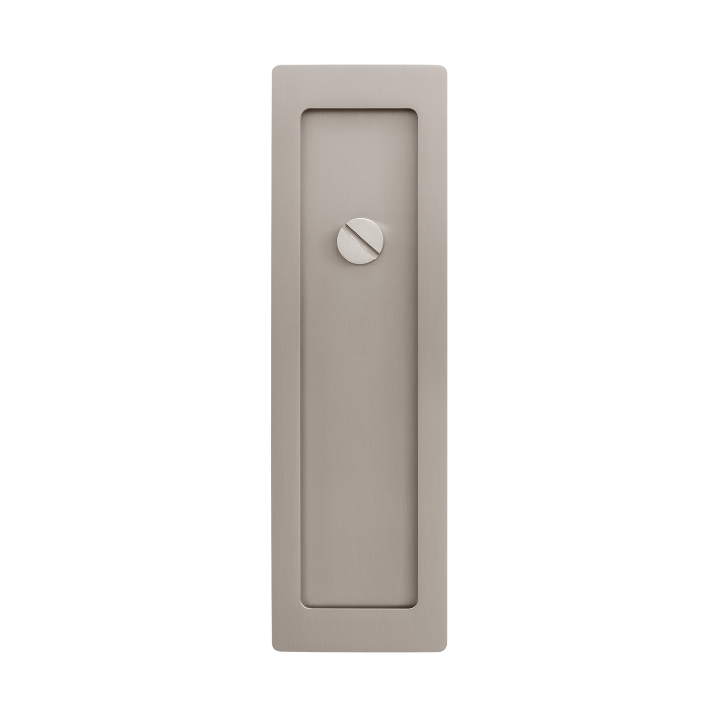 Momo Handles Cavity Slider Flush Pull Privacy Lock kit Dull Brushed Nickel (1)