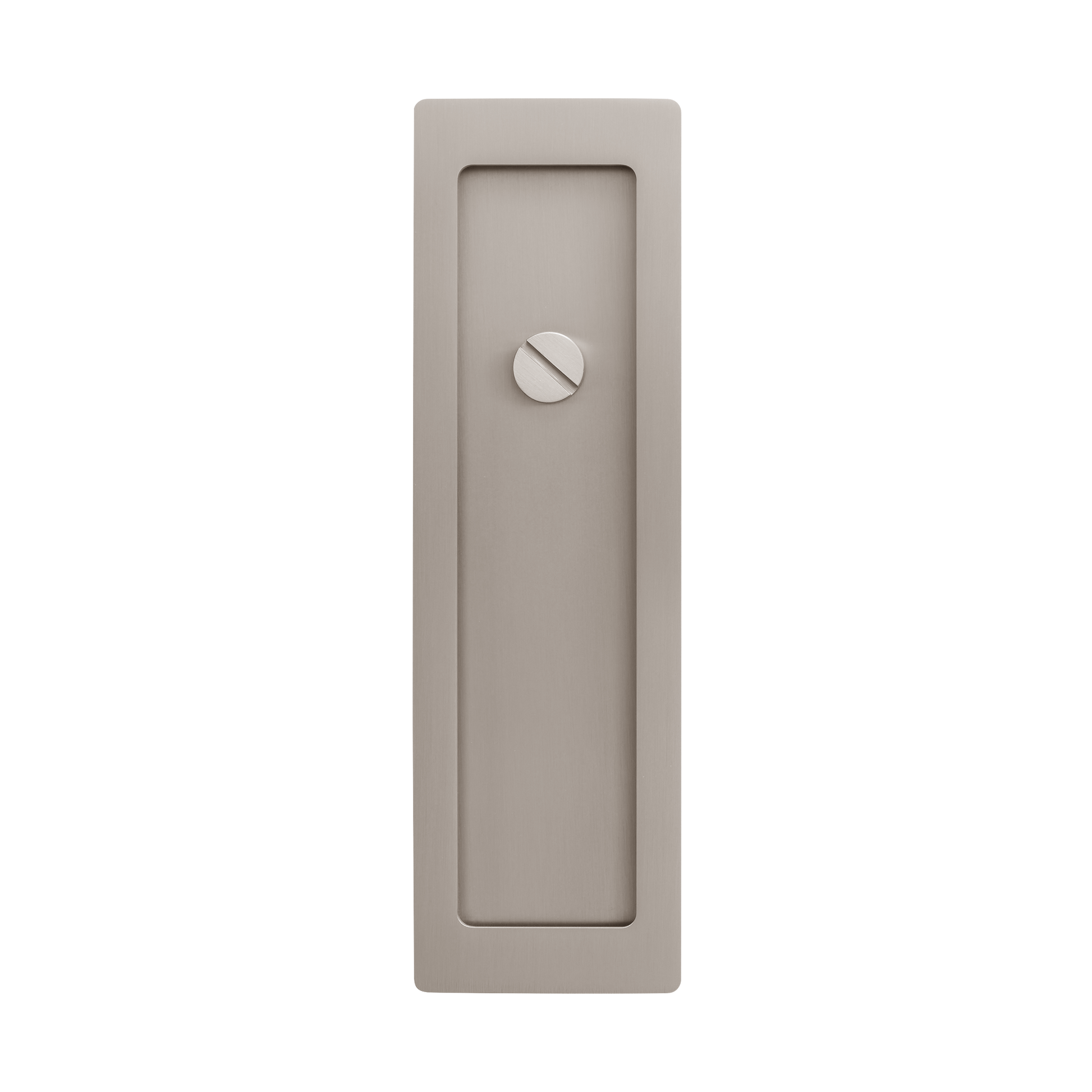 Momo Handles Cavity Slider Flush Pull Privacy Lock kit Dull Brushed Nickel (1)