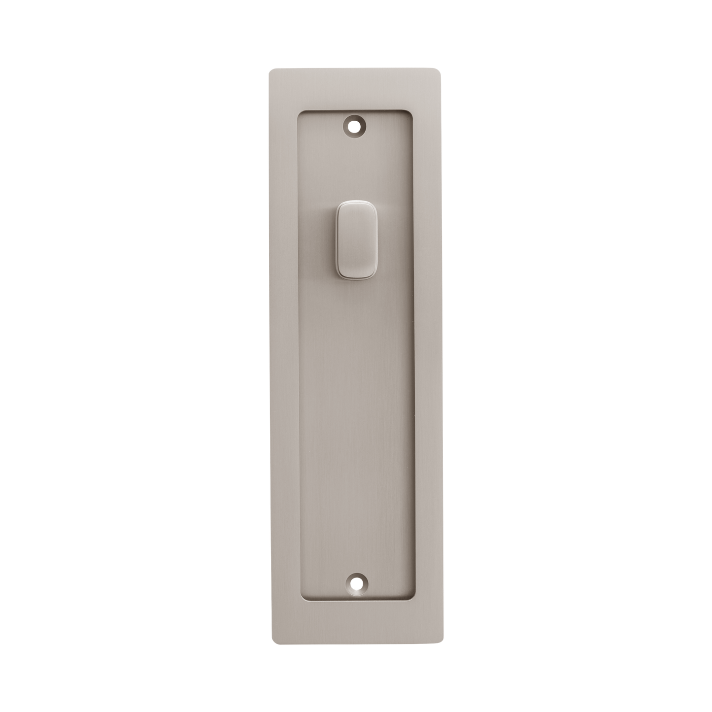 Momo Handles Cavity Slider Flush Pull Privacy Lock kit Dull Brushed Nickel (3)
