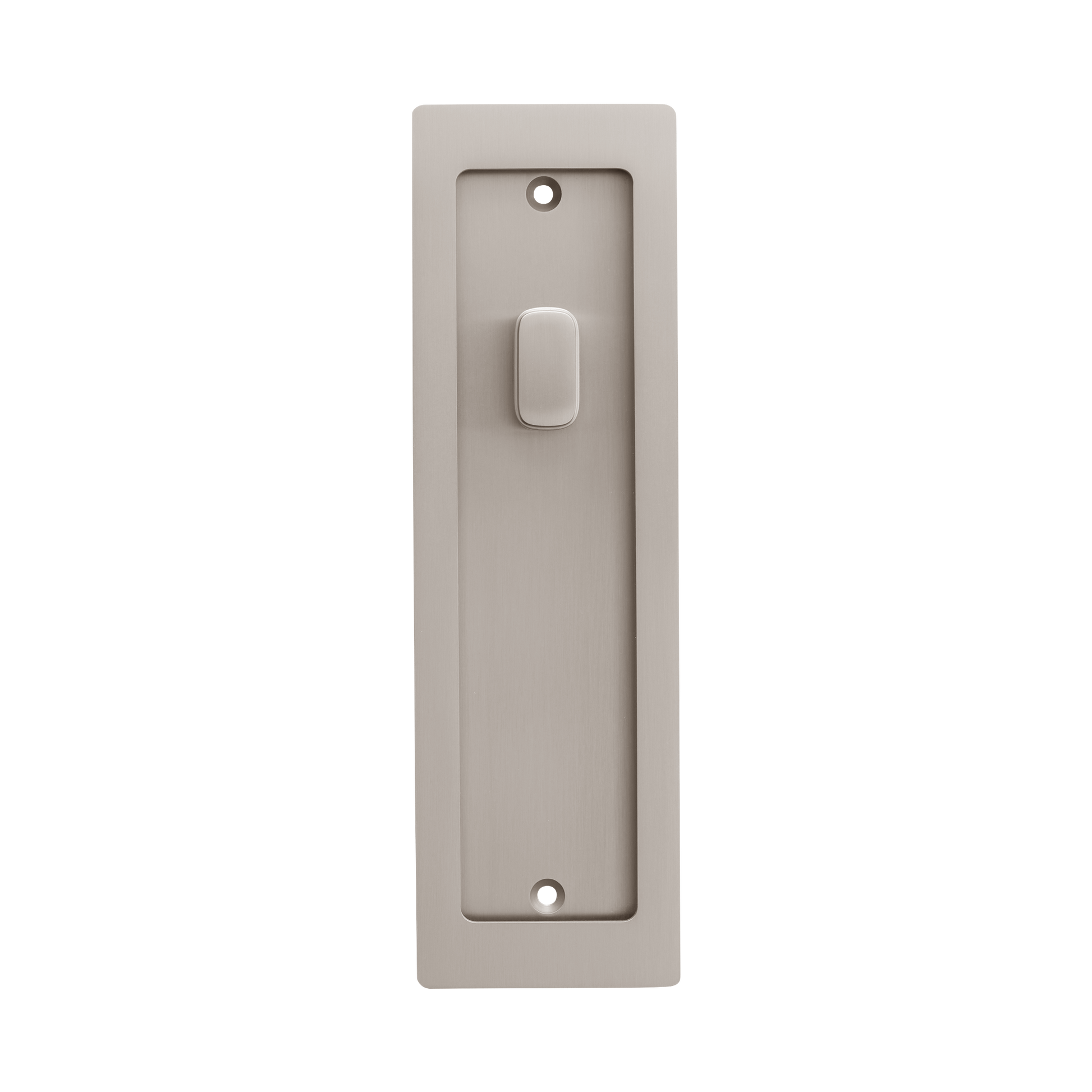 Momo Handles Cavity Slider Flush Pull Privacy Lock kit Dull Brushed Nickel (3)
