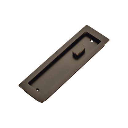 Momo Handles Cavity Slider Flush Pull Privacy Lock kit Dark Bronze