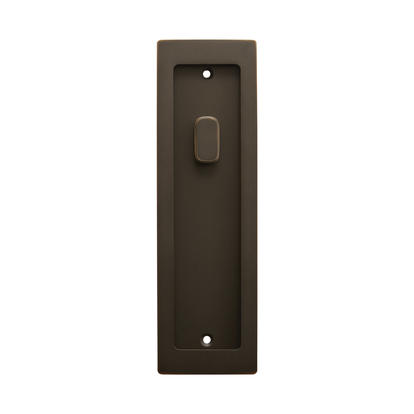 Momo Handles Cavity Slider Flush Pull Privacy Lock kit Dark Bronze (2)