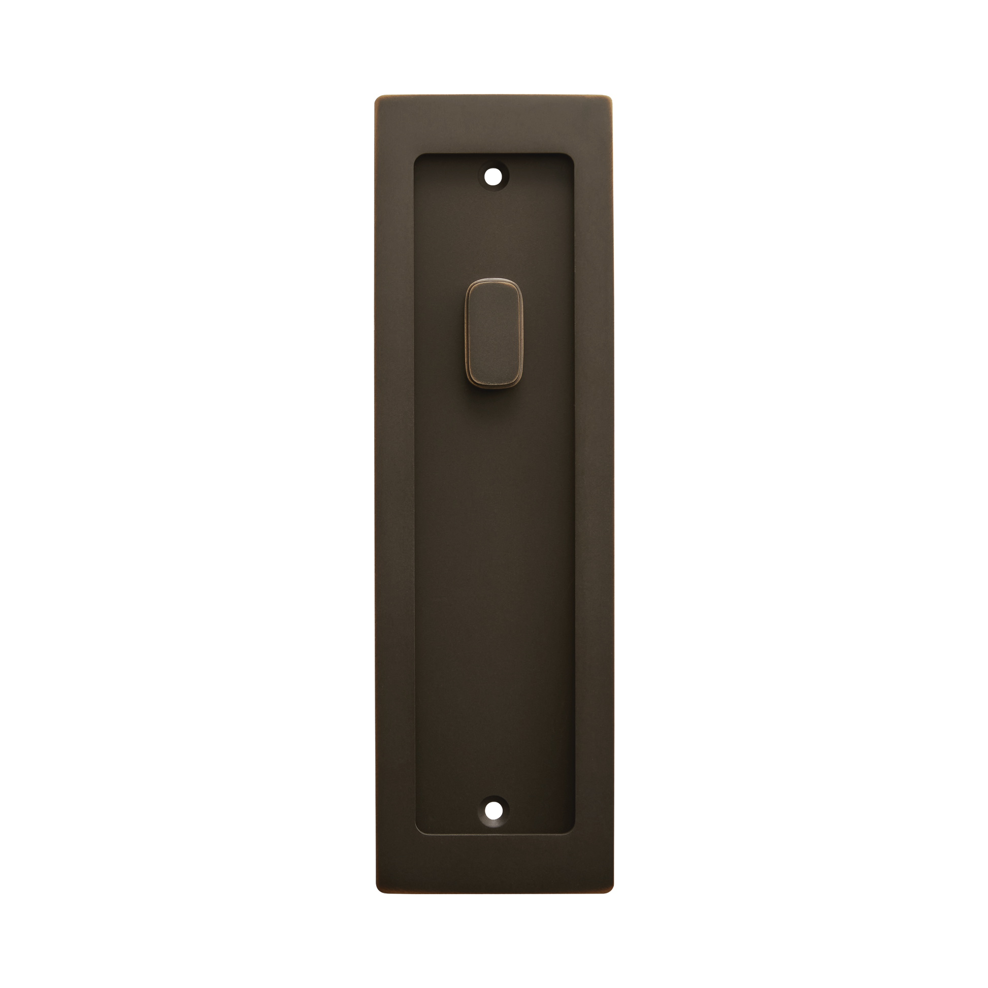 Momo Handles Cavity Slider Flush Pull Privacy Lock kit Dark Bronze (2)