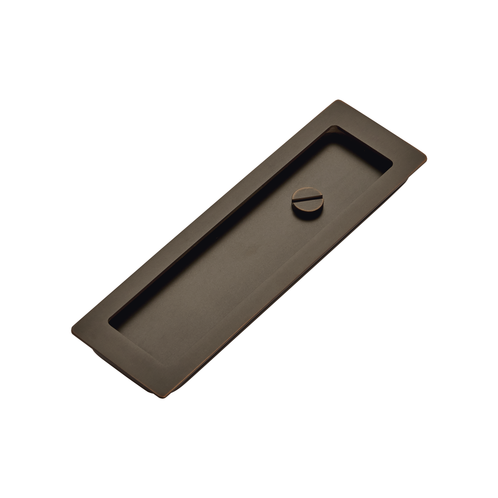 Momo Handles Cavity Slider Flush Pull Privacy Lock kit Dark Bronze (1)