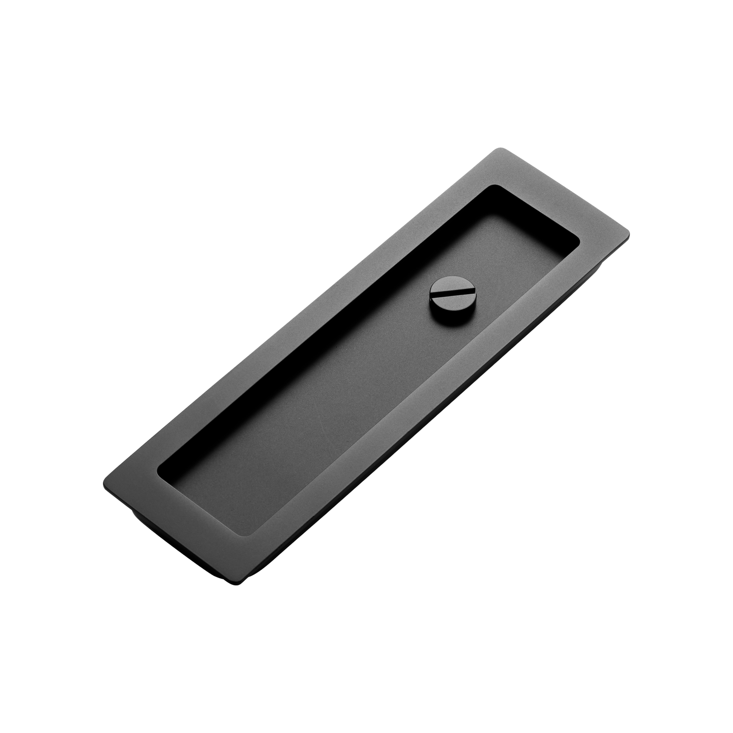 Momo Handles Cavity Slider Flush Pull Privacy Lock kit Matt Black (2)