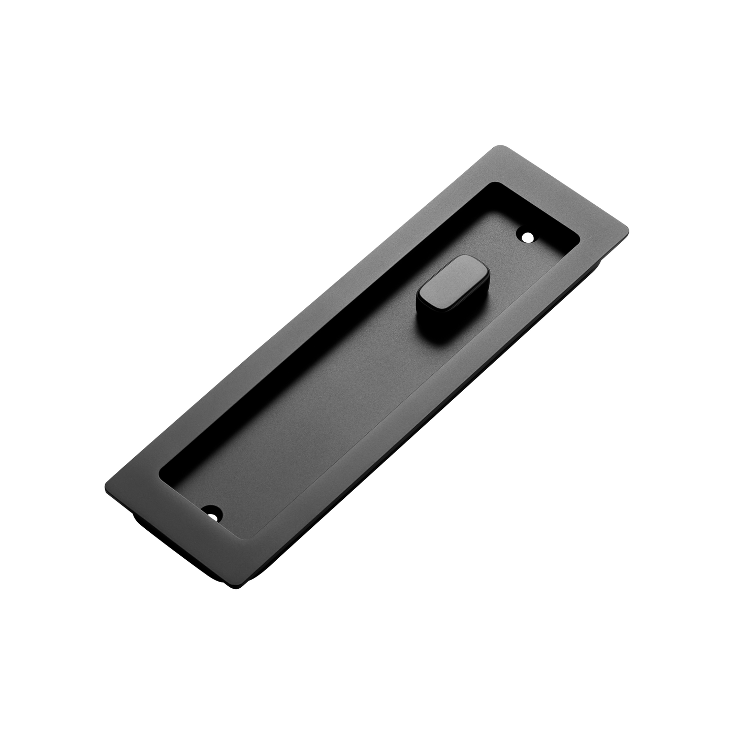 Momo Handles Cavity Slider Flush Pull Privacy Lock kit Matt Black