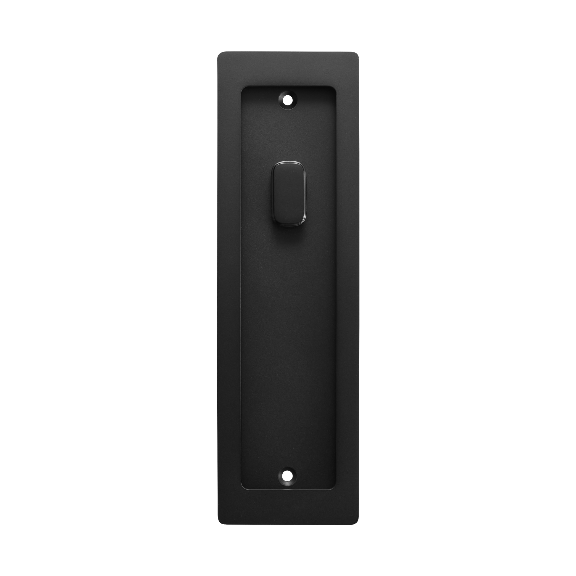 Momo Handles Cavity Slider Flush Pull Privacy Lock kit Matt Black (3)