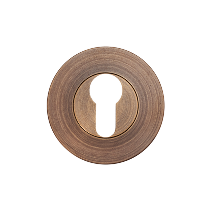 Momo Euro Cylinder Escutcheon Set Bronze