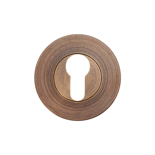 Momo Euro Cylinder Escutcheon Set Bronze