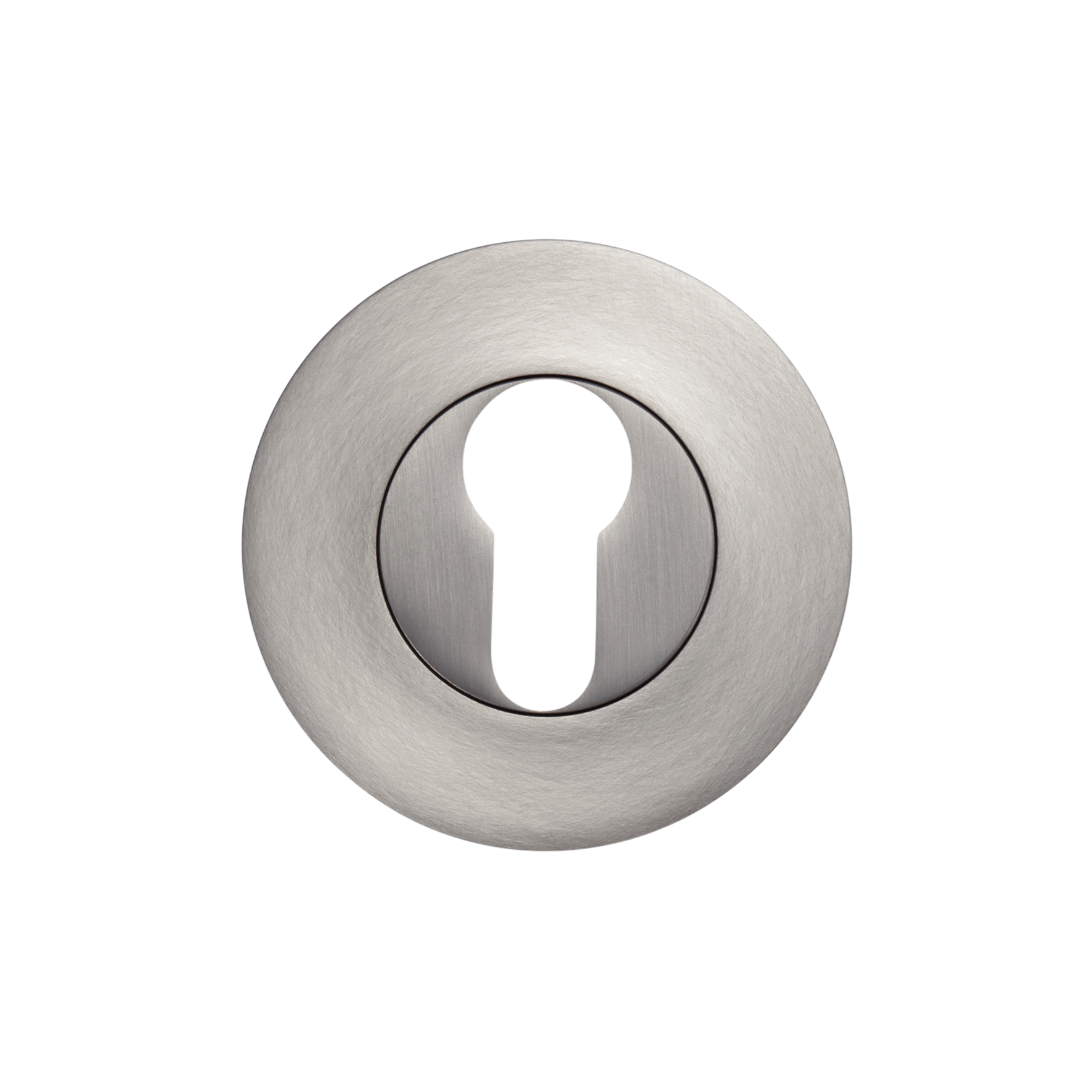 Momo Euro Cylinder Escutcheon Set Dull Brushed Nickel