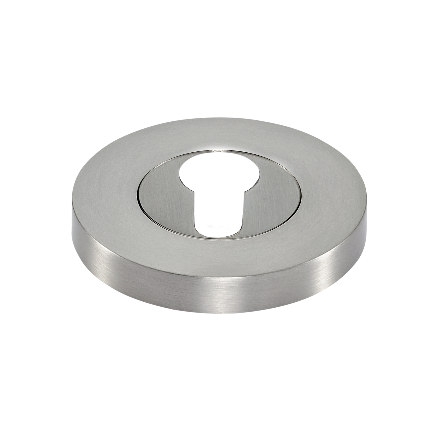 Momo Euro Cylinder Escutcheon Set Dull Brushed Nickel (1)