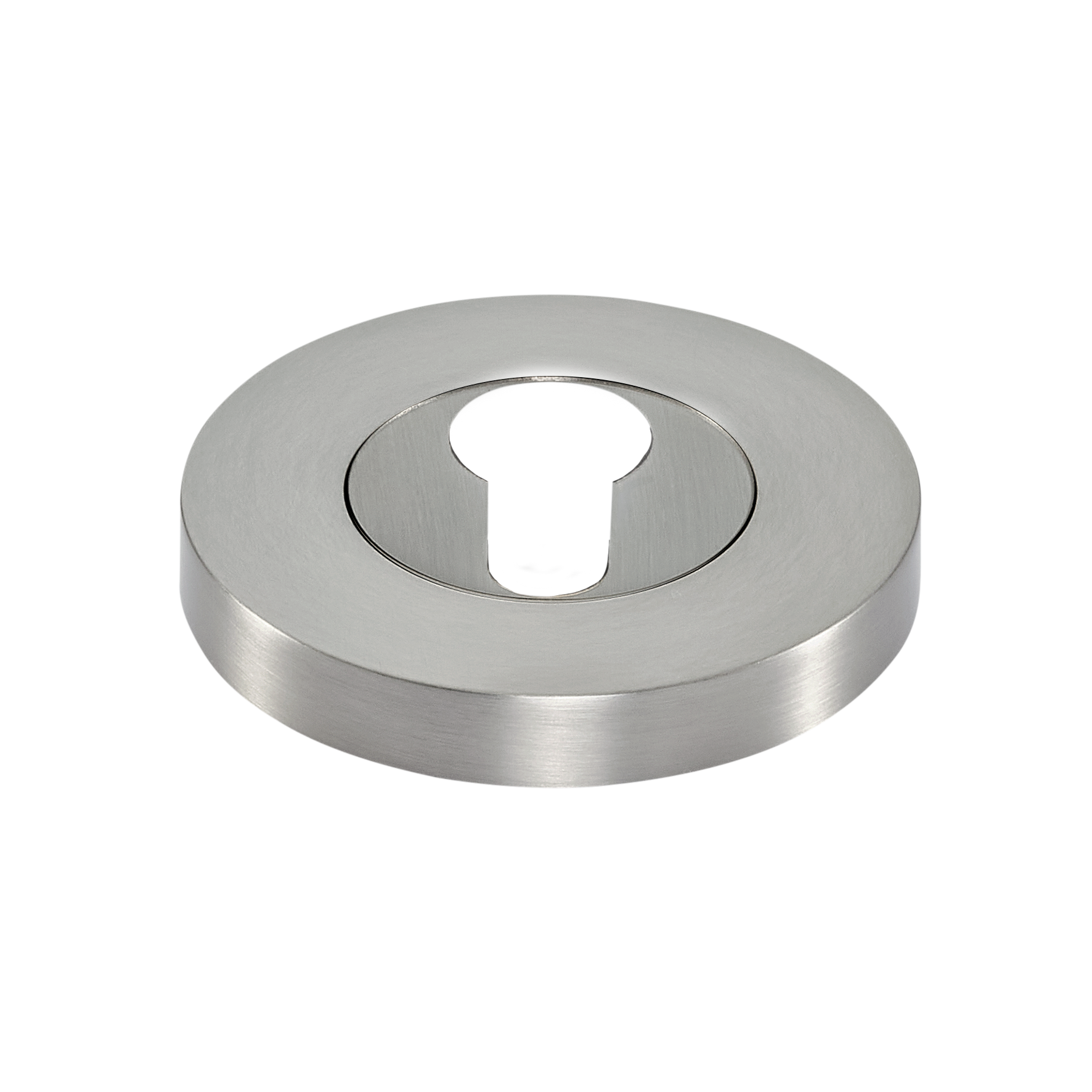Momo Euro Cylinder Escutcheon Set Dull Brushed Nickel (1)