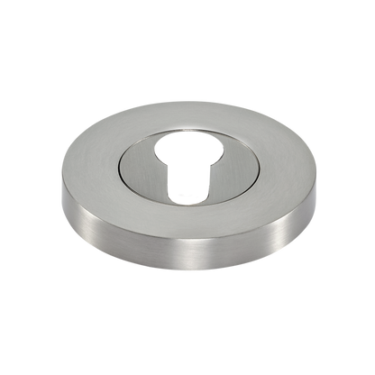 Momo Euro Cylinder Escutcheon Set Dull Brushed Nickel (1)