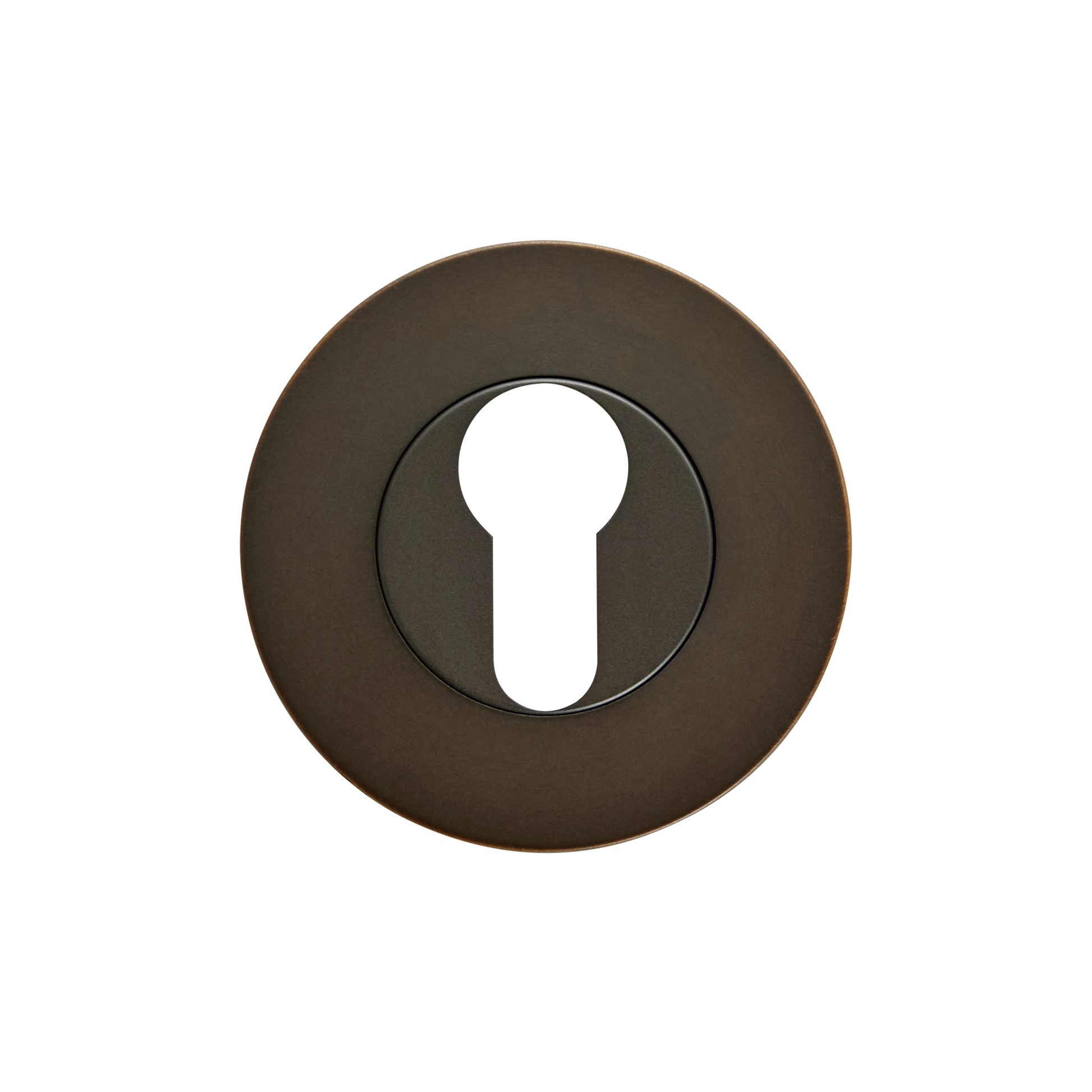 Momo Euro Cylinder Escutcheon Set Dark Bronze
