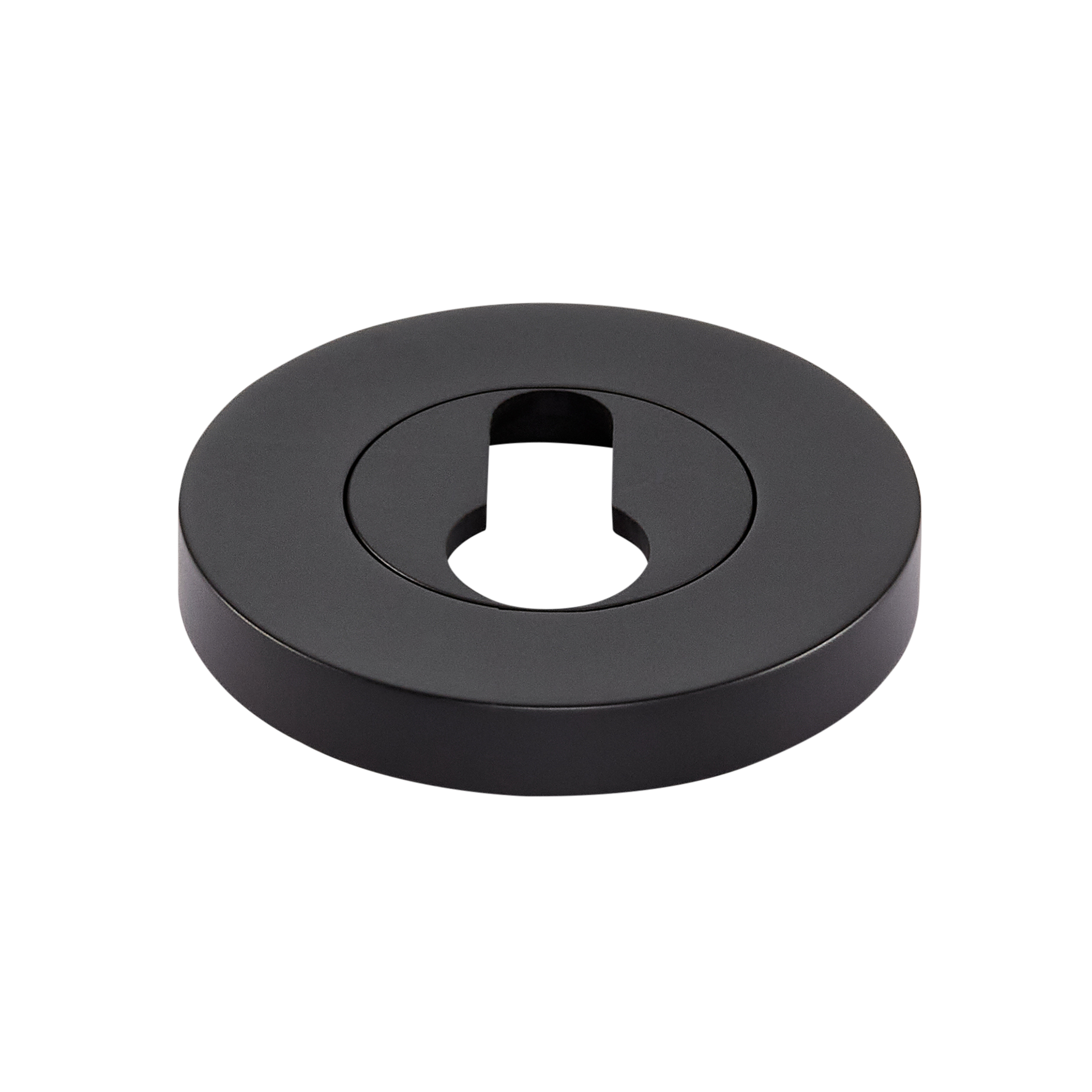 Momo Euro Cylinder Escutcheon Set Matt Black (1)
