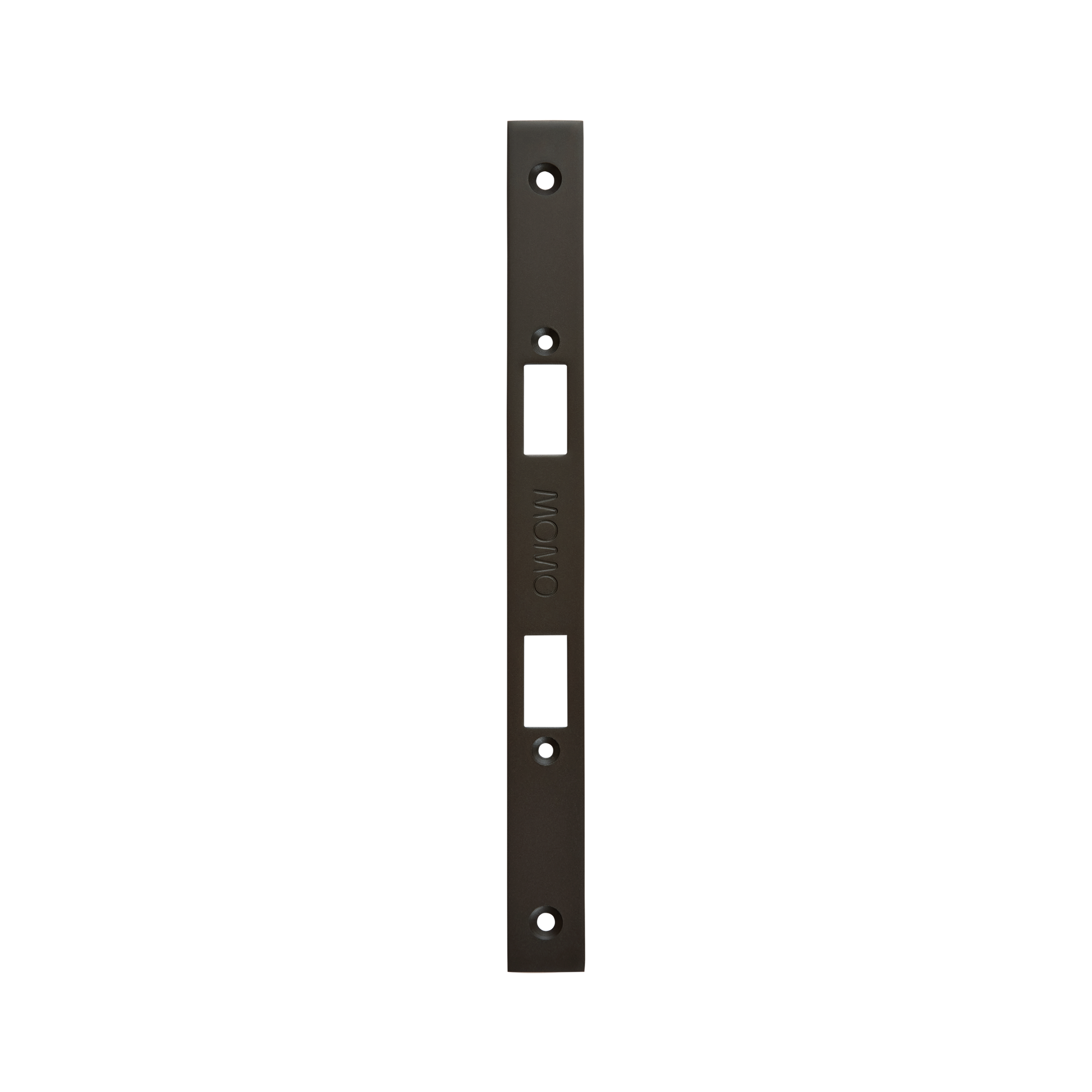 Momo Mortice Lock Forend Plate For Use With Privacy Thumb Turn Dark Bronze