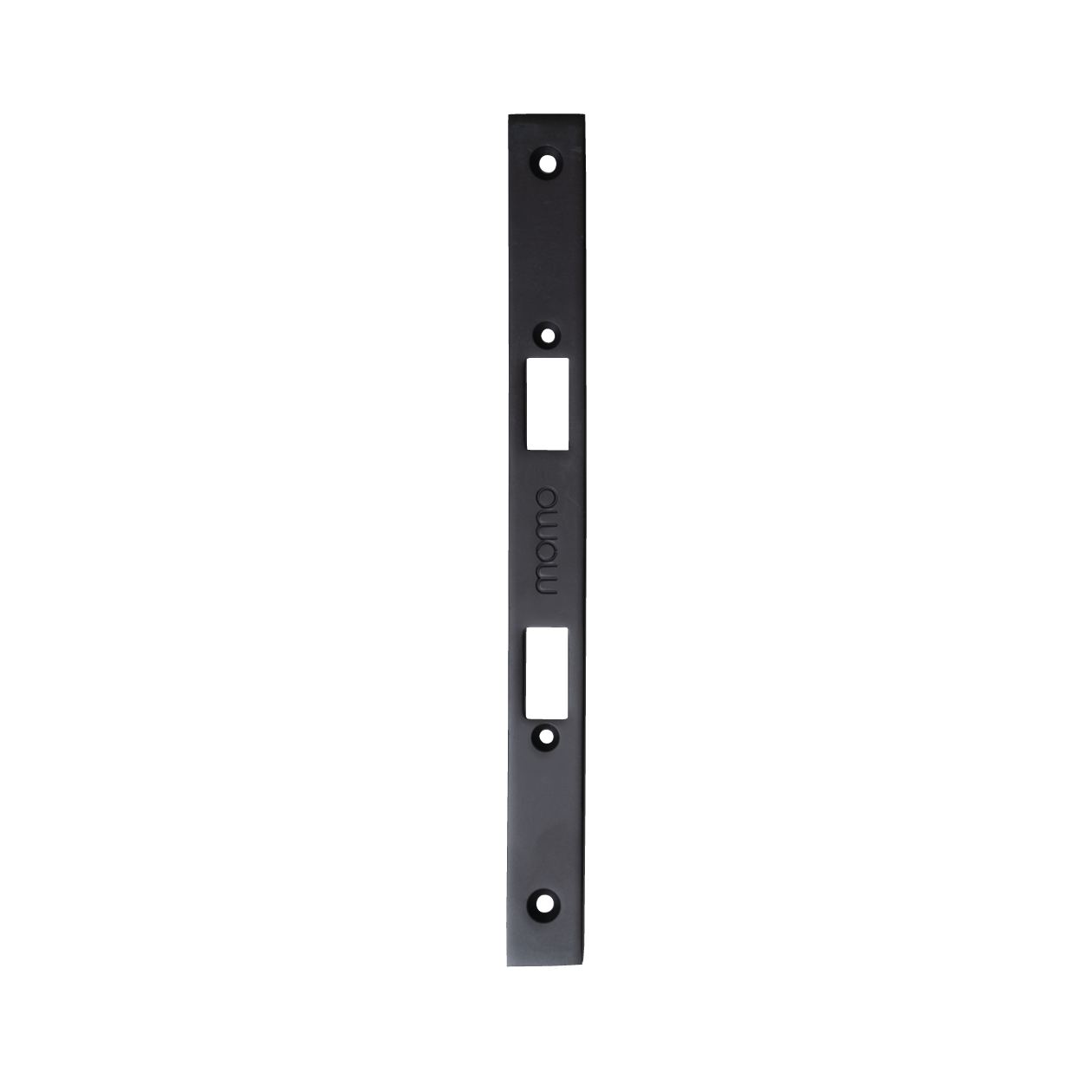 Momo Mortice Lock Forend Plate For Use With Privacy Thumb Turn Matt Black