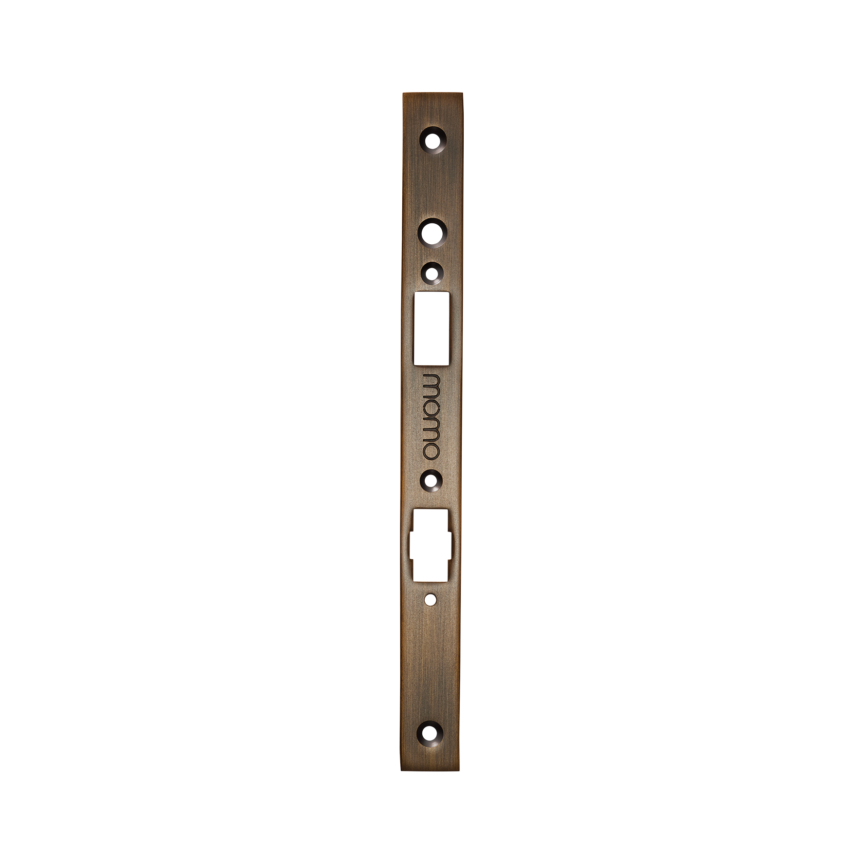 Momo Roller Mortice Lock Forend Plate For Use With Euro Cylinder Bronze