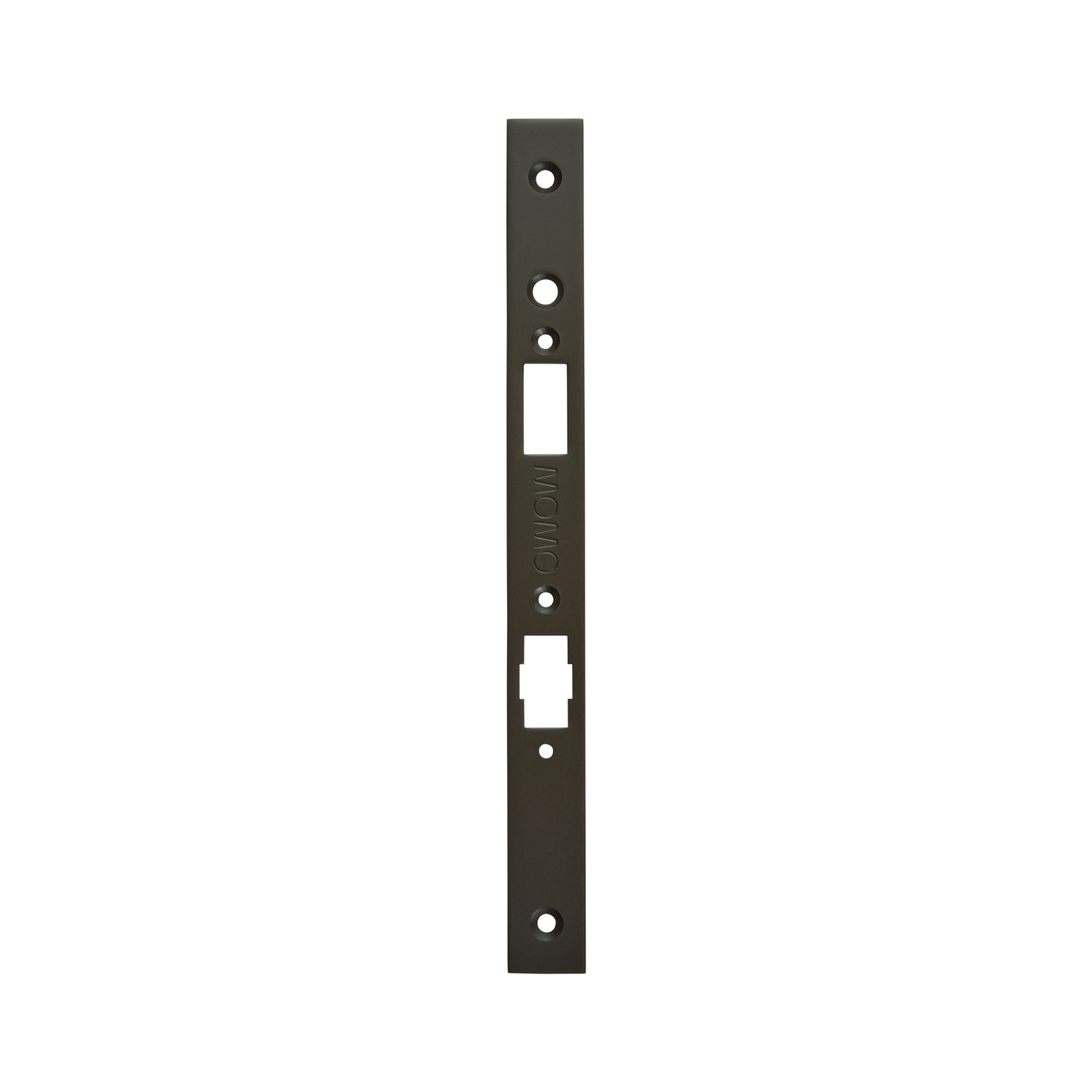 Momo Roller Mortice Lock Forend Plate For Use With Euro Cylinder Dark Bronze