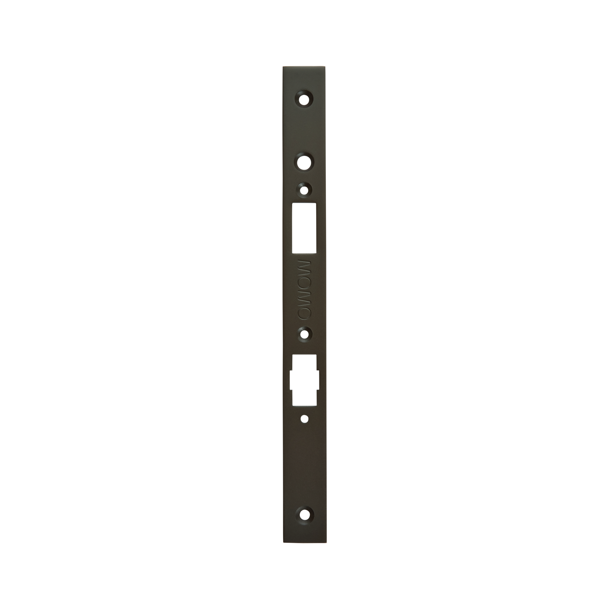 Momo Roller Mortice Lock Forend Plate For Use With Euro Cylinder Dark Bronze