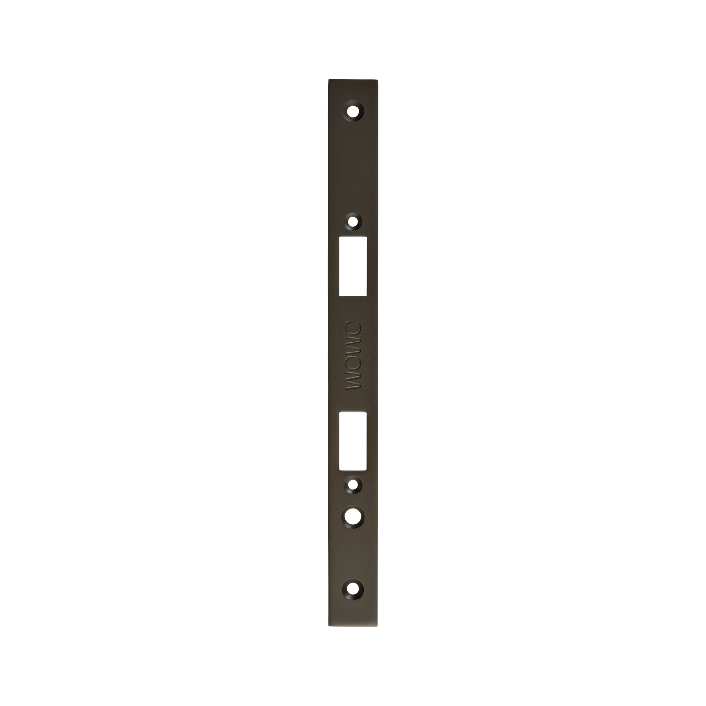 Momo Mortice Lock Forend Plate For Use With Euro Cylinder Dark Bronze