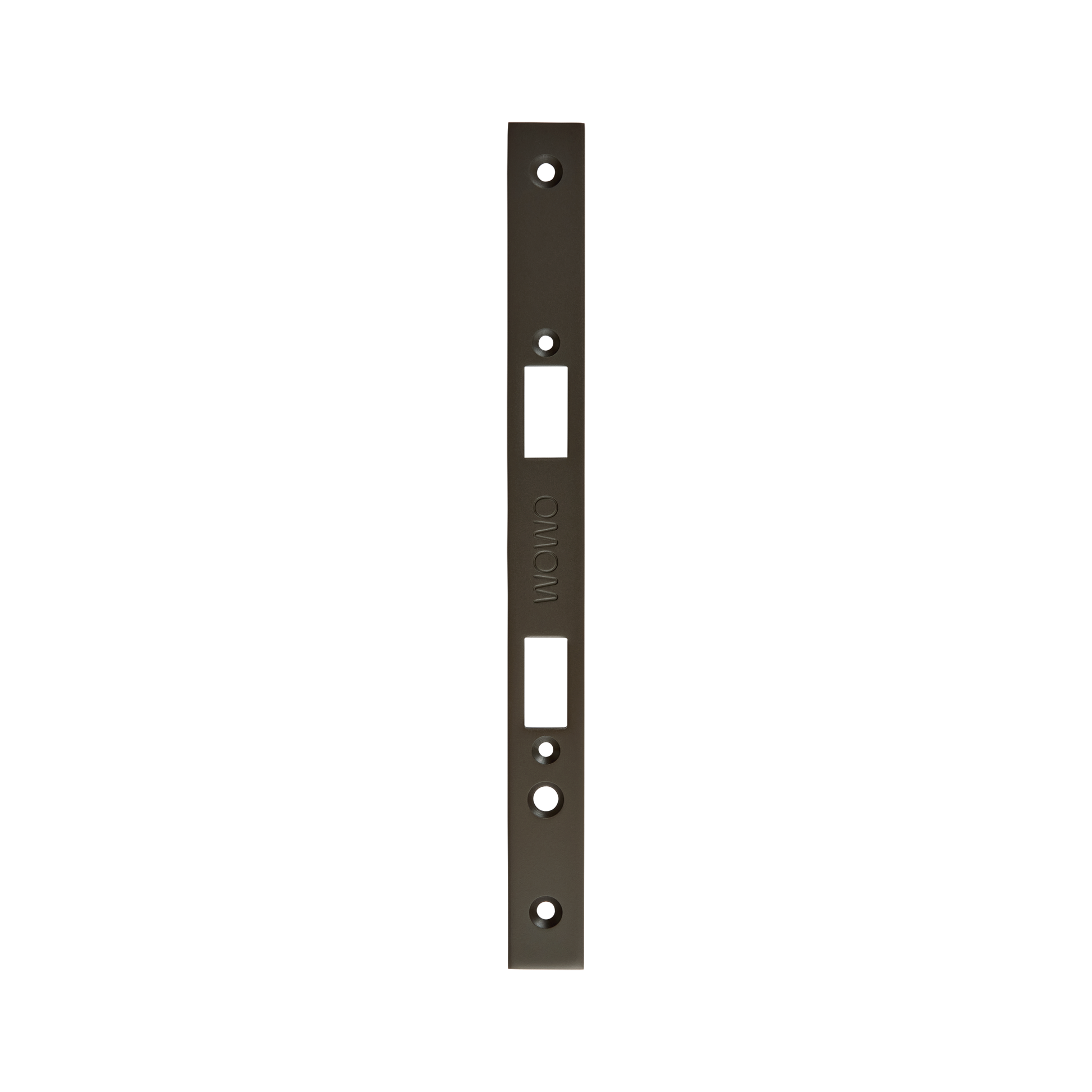 Momo Mortice Lock Forend Plate For Use With Euro Cylinder Dark Bronze