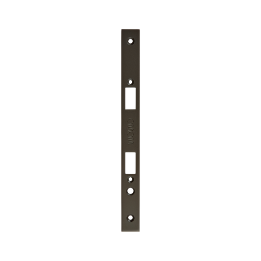 Momo Mortice Lock Forend Plate For Use With Euro Cylinder Dark Bronze