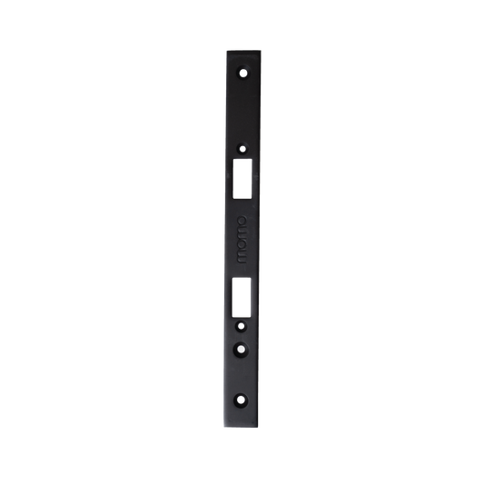 Momo Mortice Lock Forend Plate For Use With Euro Cylinder Matt Black