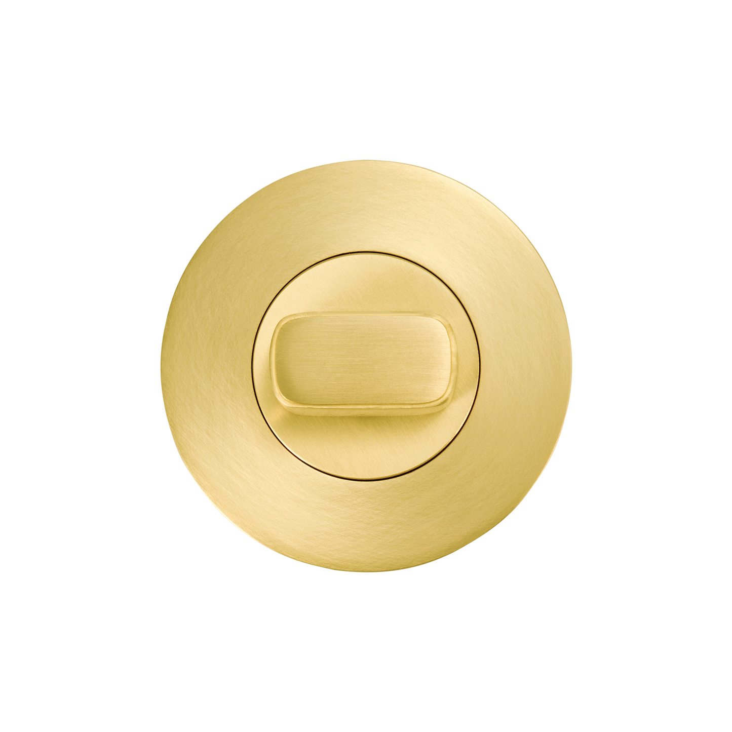 Momo Privacy Thumb Turn Set Brushed Satin Brass